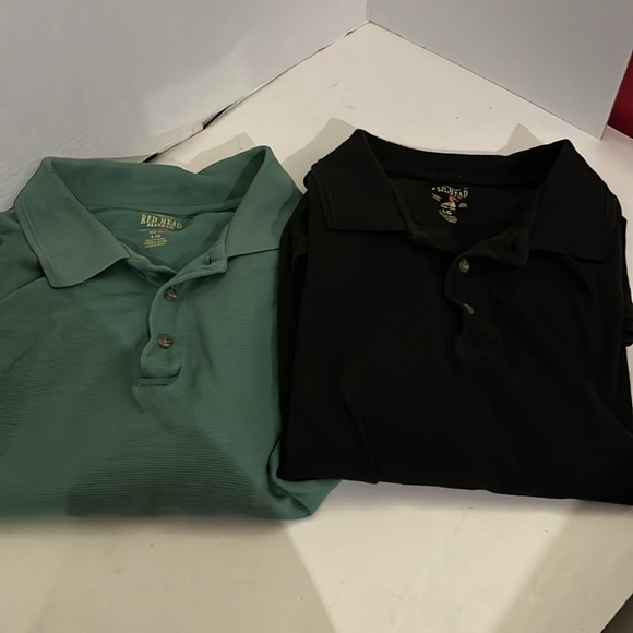 2- large red head collar shirts sku:D1 - Picture 6 of 6